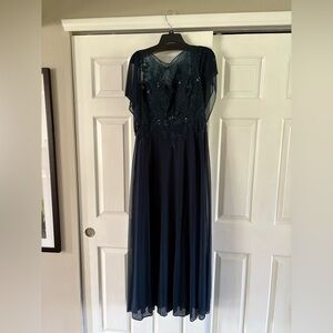 Azazie Midnight Blue Maxi Dress